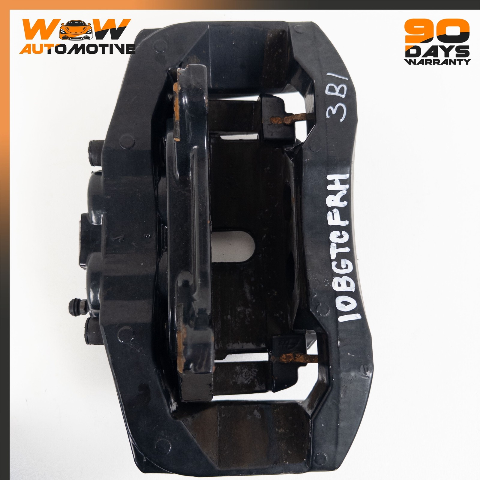04-11 BENTLEY CONTINENTAL GTC GT FRONT LEFT RIGHT BRAKE CALIPER BLACK SET OEM