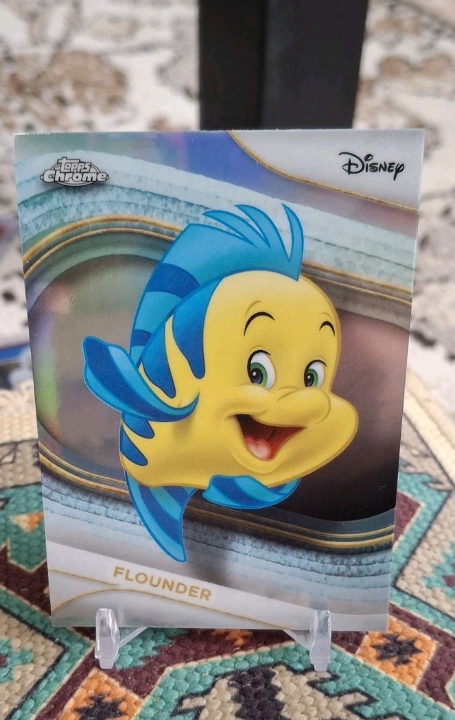2025 Topps Chrome Disney Flounder Refractor #60