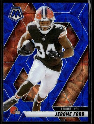2025 Panini Mosaic #4 Jerome Ford Blue Scope
