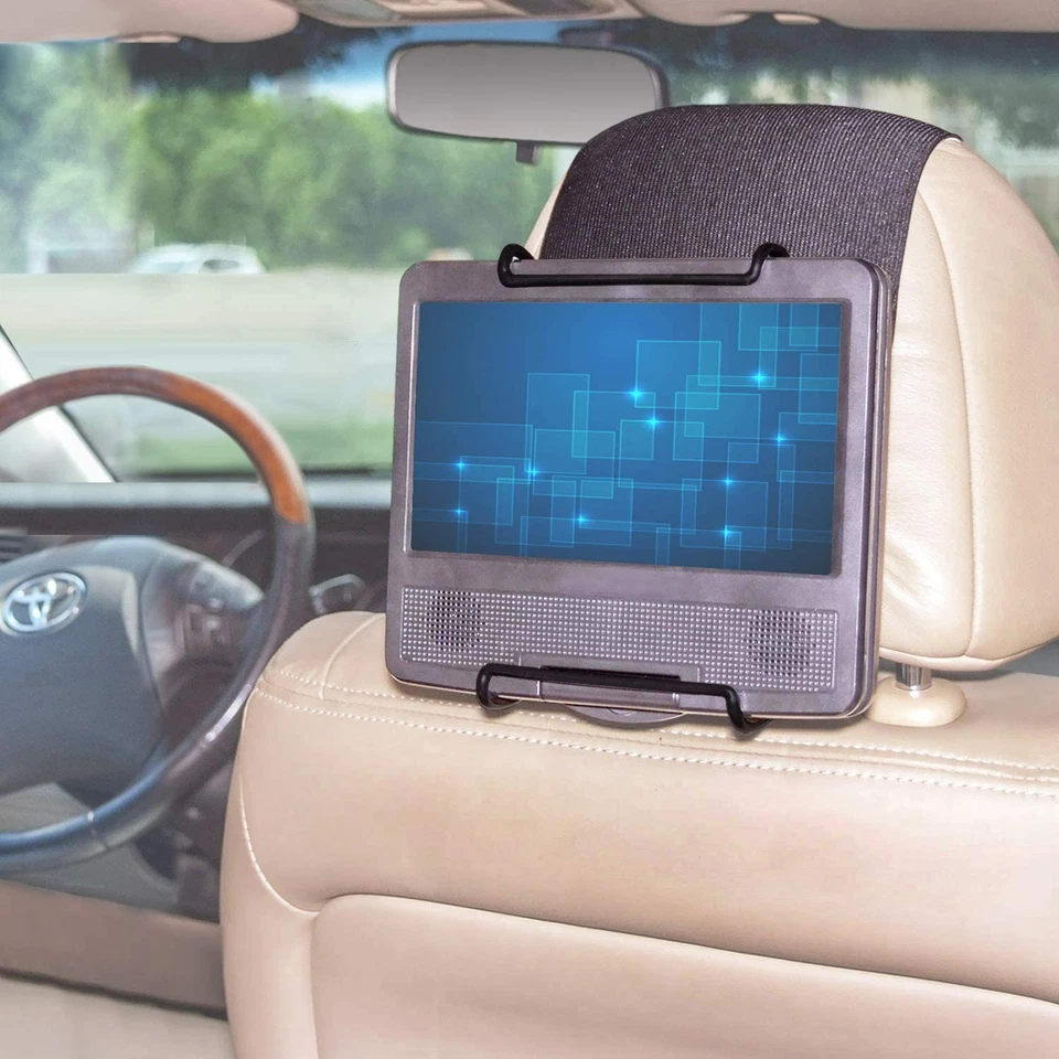 TFY Universal Car Back Seat Mount Holder for Portable DVD Player 7 - 10 Inch