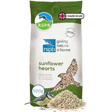 RSPB Sunflower Hearts Wild Bird Food 900g, High in 900 g (Pack of 1), Begie 10.10 per kilo