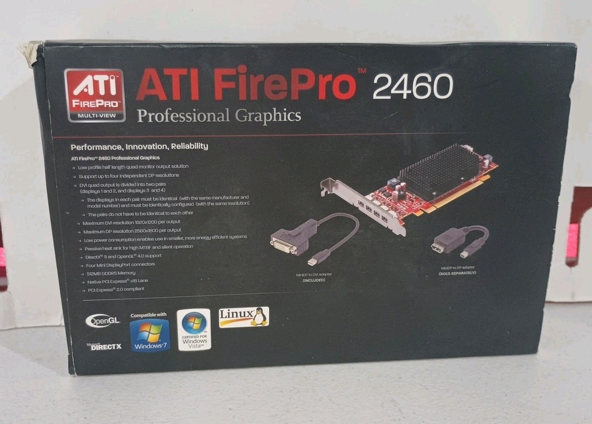 ATi FirePro 2460 Multi-View Graphics Card (Open Box) | eBay