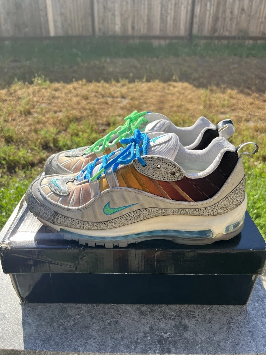 Nike Air Max 98 La Mezcla Men\'s 10 OA GS Low On Air NYC Cl1502-001 Streetwear Size 10 - Nike Air Max 98 OA GS Low On Air: NYC La Mezcla  main image 4