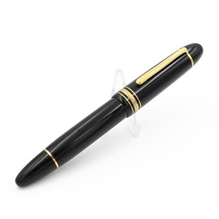 Montblanc Meisterstück No. 149 18k Nib Black Resin Piston Fountain Pen #X937 1