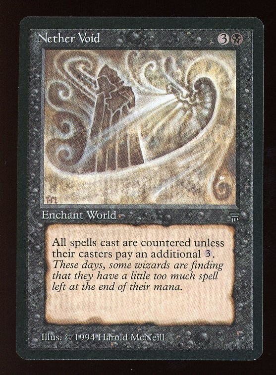Legends Nether Void ~ Vintage MTG/Magic ~ NM/MINT+ Condition