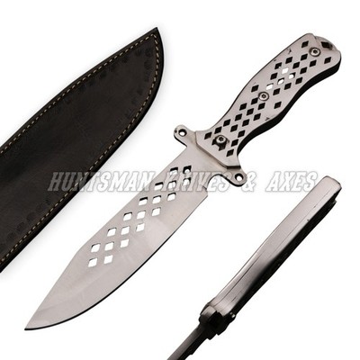 Custom Made Hand Forged Spring Steel Daryl Dixon Diamond cuts Walking Dead knife