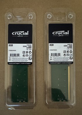 2x Crucial RAM CT8G4DFRA32A 8GB DDR4 3200MHz CL22 Desktop Arbeitsspeicher (16GB)