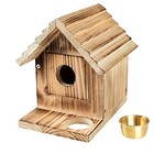 Bird House Birdhouse for Outside Wooden Bluebird House with Predator Guard