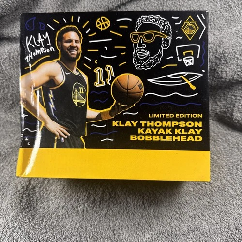KLAY THOMPSON KAYAK KLAY GOLDEN STATE WARRIORS NBA LIMITED EDITION BOBBLEHEAD