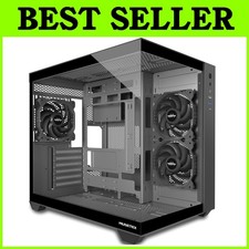 Black ATX Gaming PC Case, 270  Full View, Tempered Glass