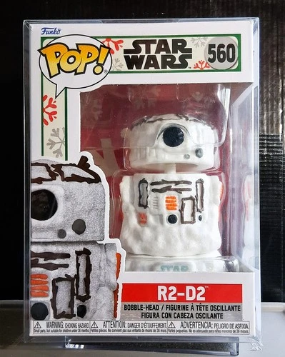 R2-D2 #560 Funko Pop Star Wars 2022 Snowman Variant