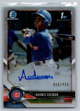 2018 Bowman Chrome #BCPA-AA Aramis Ademan Prospects Autographs Refractor #/499