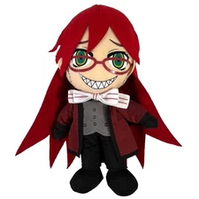 Black Butler Grell Sutcliff 10” Stuffed Plush Doll Manga Anime Comic Book Toy