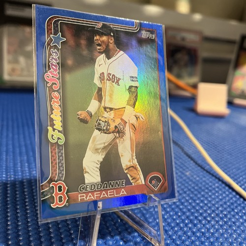 2025 Topps Series 1 Future Stars Blue Foil /150 #148 Ceddanne Rafaela Red Sox - Bild 3 von 4
