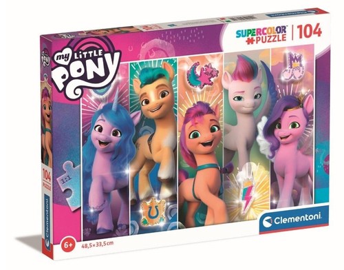 Puzzle 104 Super Kolor My Little Pony von Clementoni