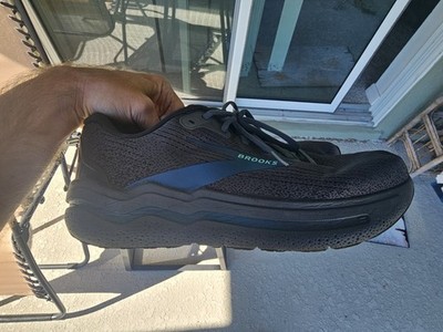 Size 12.5 Wide 2E - Brooks Ghost Max 2 Ebony Cockatoo Blue Sapphire 1104312E081
