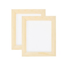 2 Pcs Paper Making Screen Wooden Paper Making Mould, 7.1x5.9Inch