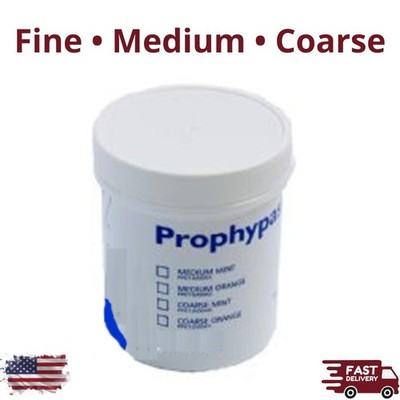 12 oz Jar Dental Prophy Fluoride Paste Fine Medium Coarse Grit Prophylaxis Care