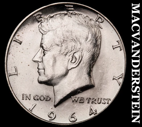 1964 Kennedy Half Dollar- Choice Gem Brilliant Uncirculated  #i3299