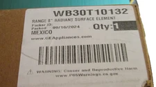 GE Range - 8" RADIANT SURFACE ELEMENT - OEM Part No. WB30T10132 - NEW (Open box)