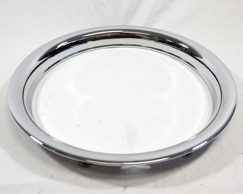 Juego de 4 ANILLOS DE AJUSTE DE RUEDA CROMADOS de 15" Anillo de Belleza Banda de Glamour para Llanta de Acero Foto 4 de 4