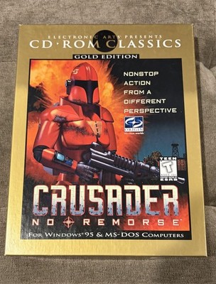 Crusader: No Remorse CD-ROM Classics Gold Edition (PC, EA, Origin, 1997)