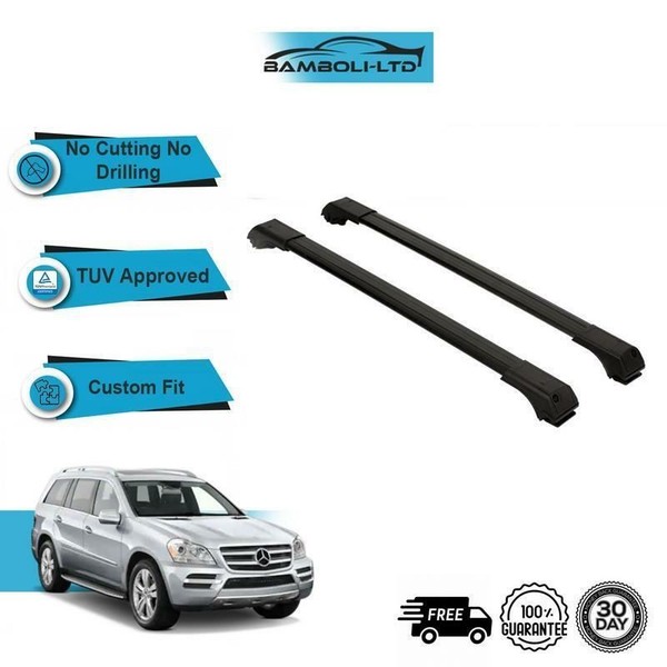 Passend FüR Mercedes GL Klasse X164 AB 2012 DachträGer QuerträGer Reling Alu ...-image