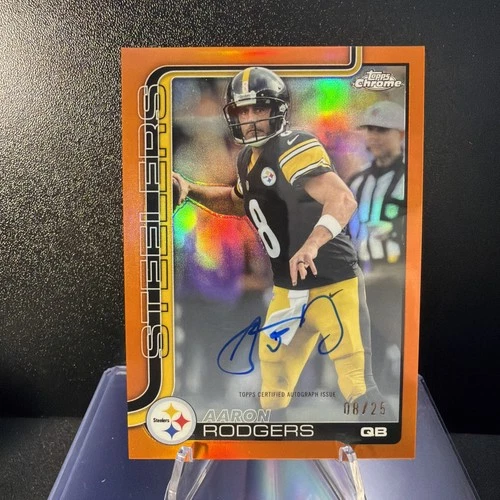 2025 Topps Chrome Aaron Rodgers Chrome Autographs (RAW)