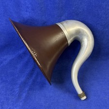 Altoparlante vintage C2 BTH corno bachelite marrone British Thomson Houston 