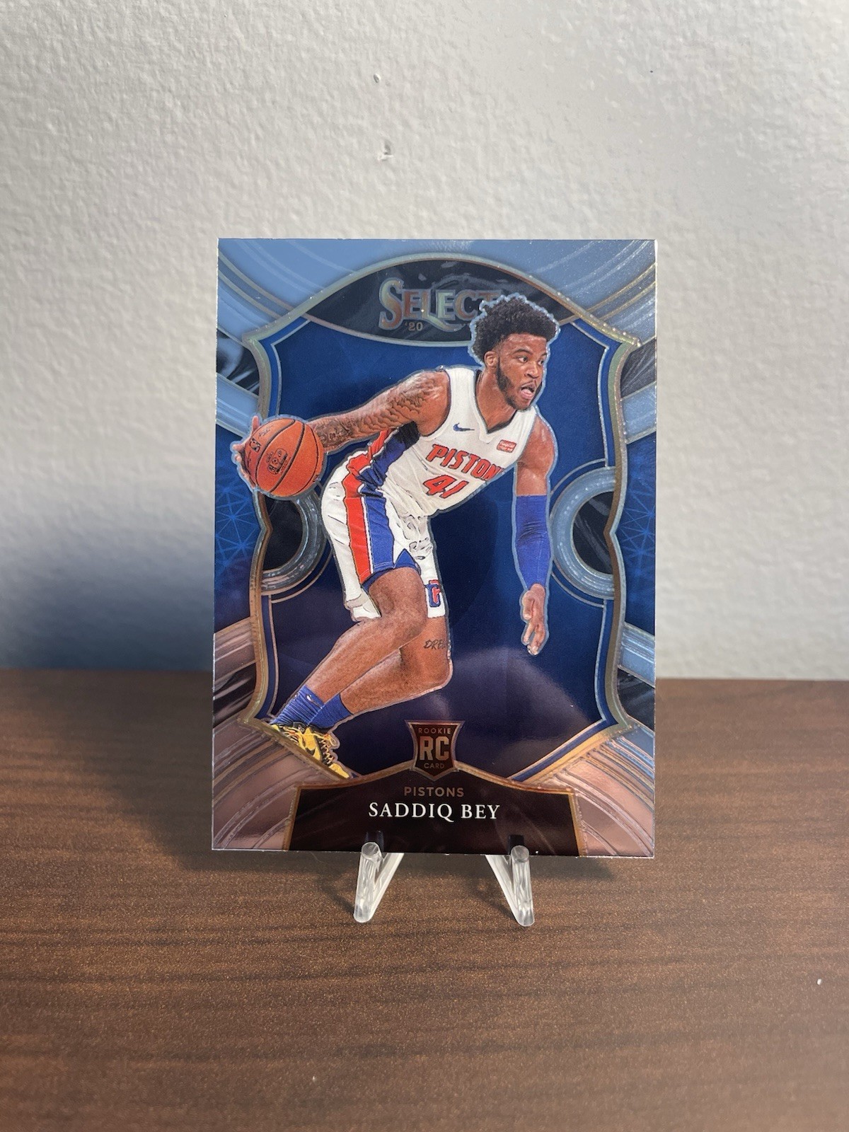 2020 Panini Select SADDIQ BEY (RC) Hawks Concourse Silver Prizm