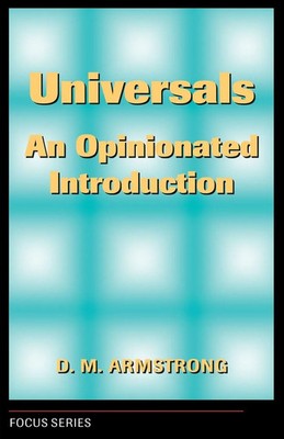 Universals An Opinionated Introduction D. M. Armstrong Taschenbuch Englisch 1989
