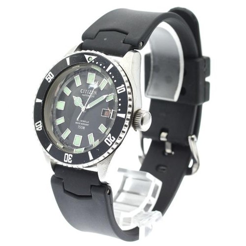 CITIZEN CHALLENGE DIVER 4-600851Y 41mm SS Black #C9441