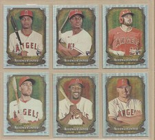 2024 Topps Allen & Ginter Silver Portrait Foil ANGELS Base Team Set of (6)