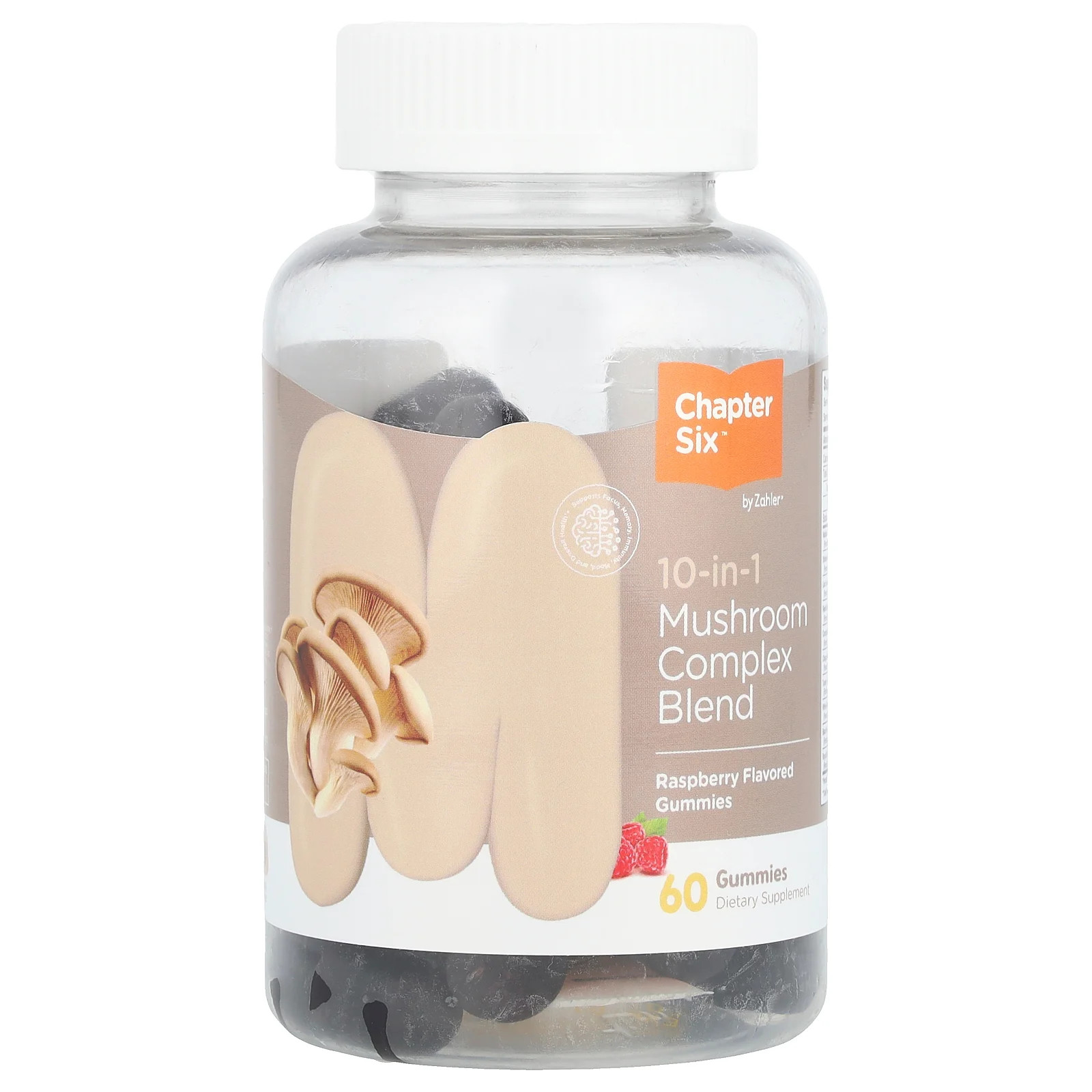 Мармеладная смесь Грибной комплекс 10 в 1, малина, 60 г.