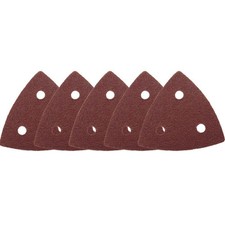 5 Pack 80mm Multi Tool Sanding Sheets Longbow fits Makita Bosch Dewalt Ryobi
