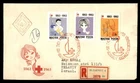 Mayfairstamps Hungary FDC 1963 Red Cross Combo Reg Budapes First Day Cover aaw_4
