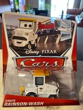 Disney Pixar Cars 2013 Series AIRPORT ADVENTURE Card - KRATE RAINSON-WASH