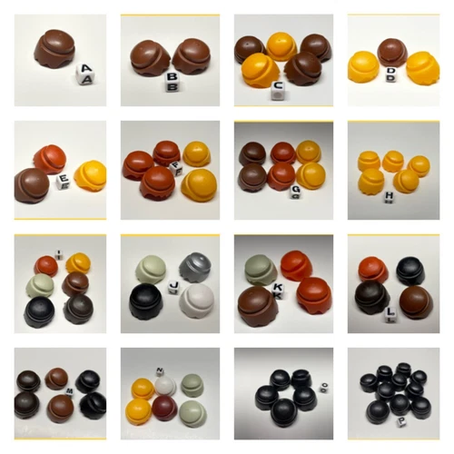 Playmobil Hair Classic Mens Blond Black Brown Silver White Lots of 1 - 12 Hair