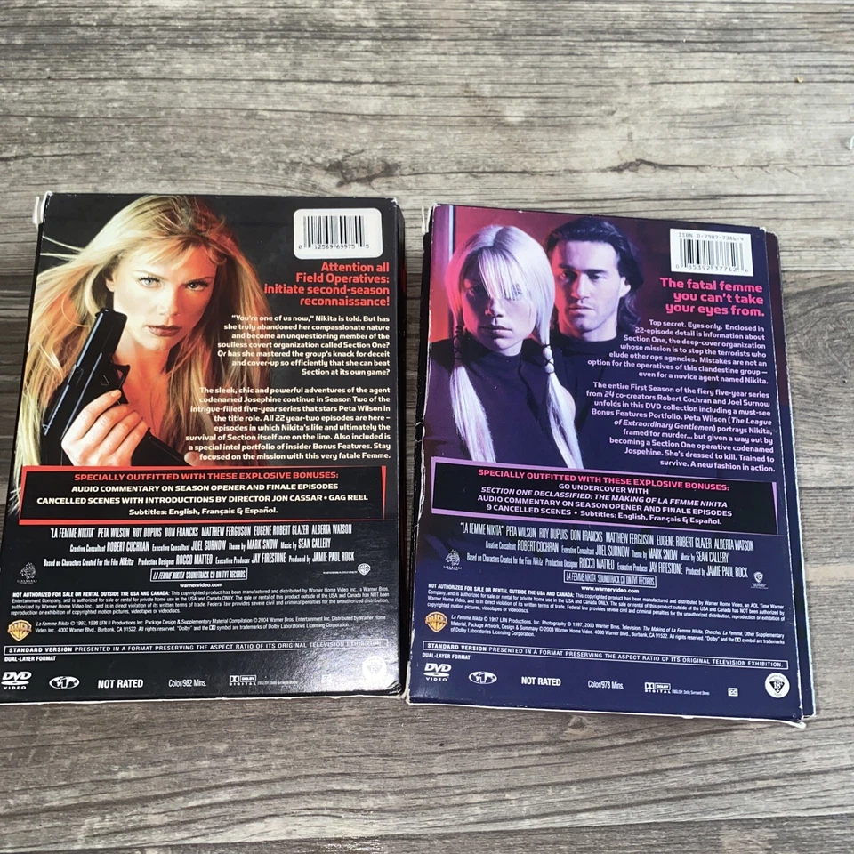 La Femme Nikita Seasons 1-2 Complete DVD  Foto 2 de 4
