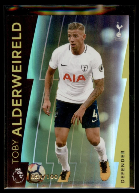 2017-18 Topps Premier League Platinum GREEN Toby Alderweireld #51/100