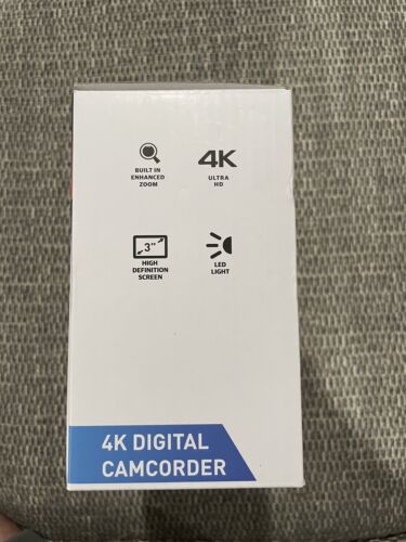 Vivitar 4K Ultra HD Digital Camcorder DVR E401 Black NIB MIB - Picture 5 of 8