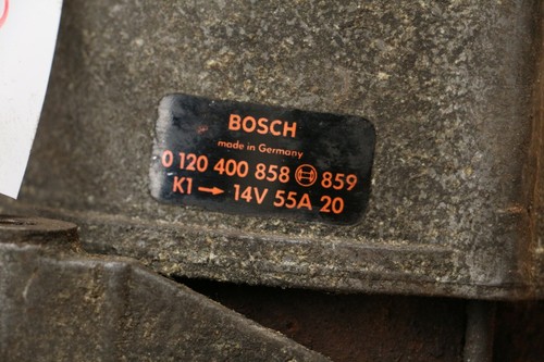 ORIGINAL Mercedes Benz W123 BOSCH Lichtmaschine Generator 0120400858 DE ✓ - Picture 3 of 4