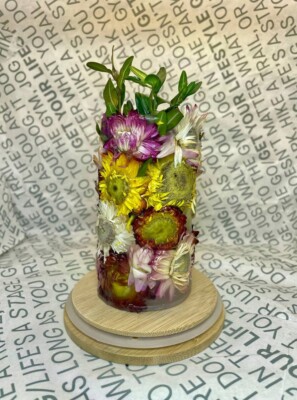 Botanical candle