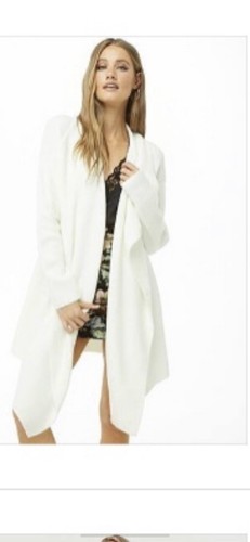 Forever 21 Cream Soft Knit Cardigan 