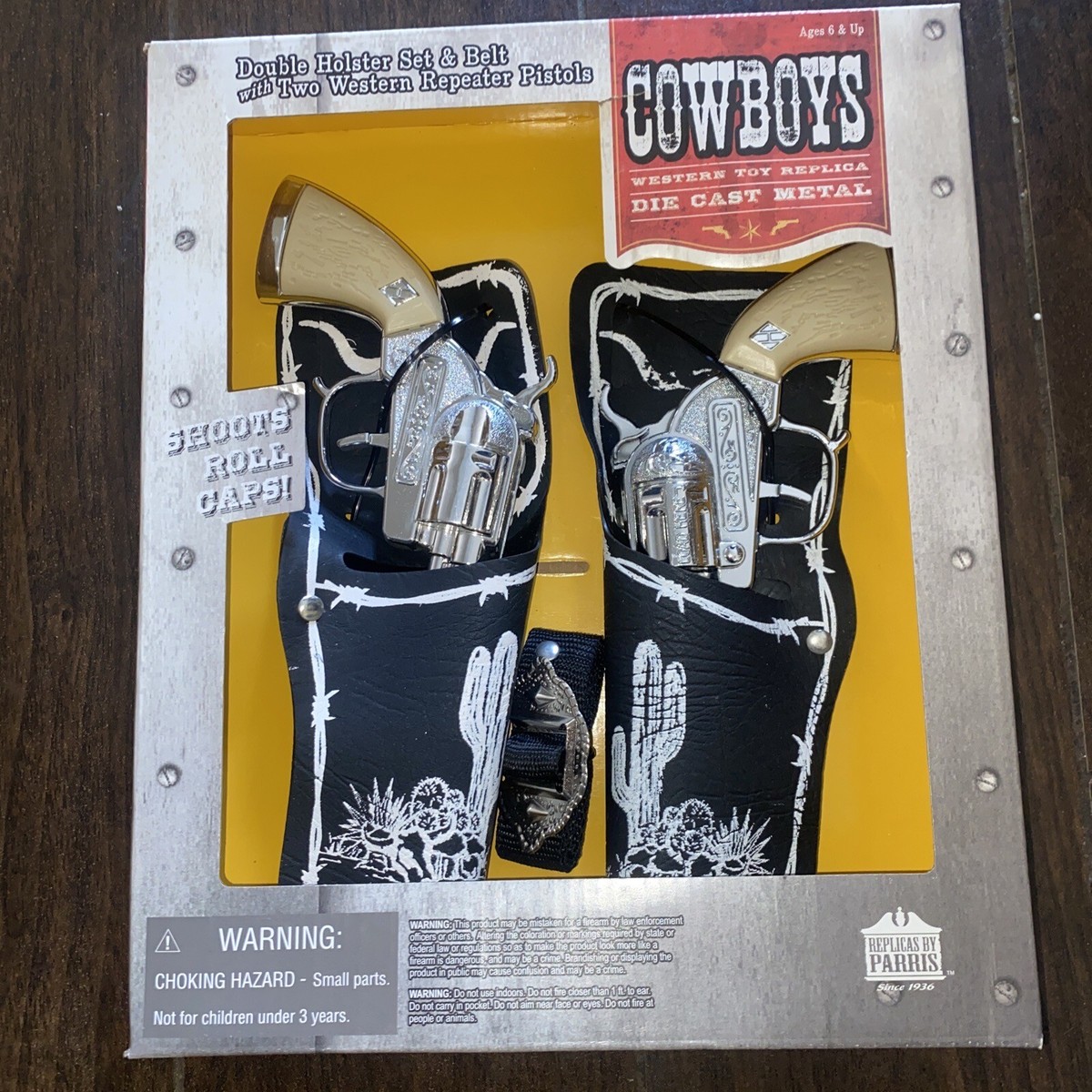 Cap Gun PARRIS CLASSIC QUALITY TOYS 1936 Cowboy Die-Cast