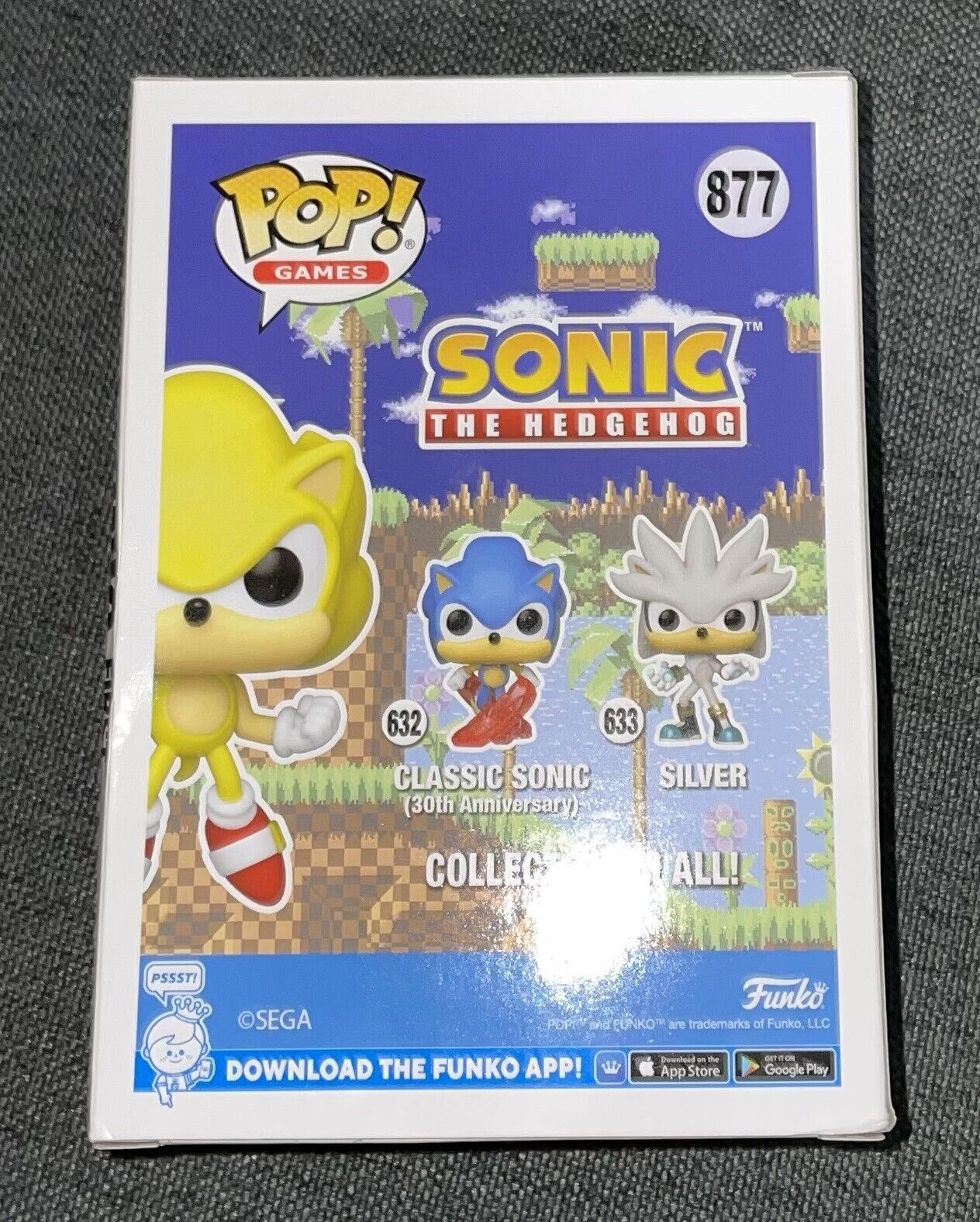 Funko Pop Sonic the Hedgehog Super Sonic primeira aparição