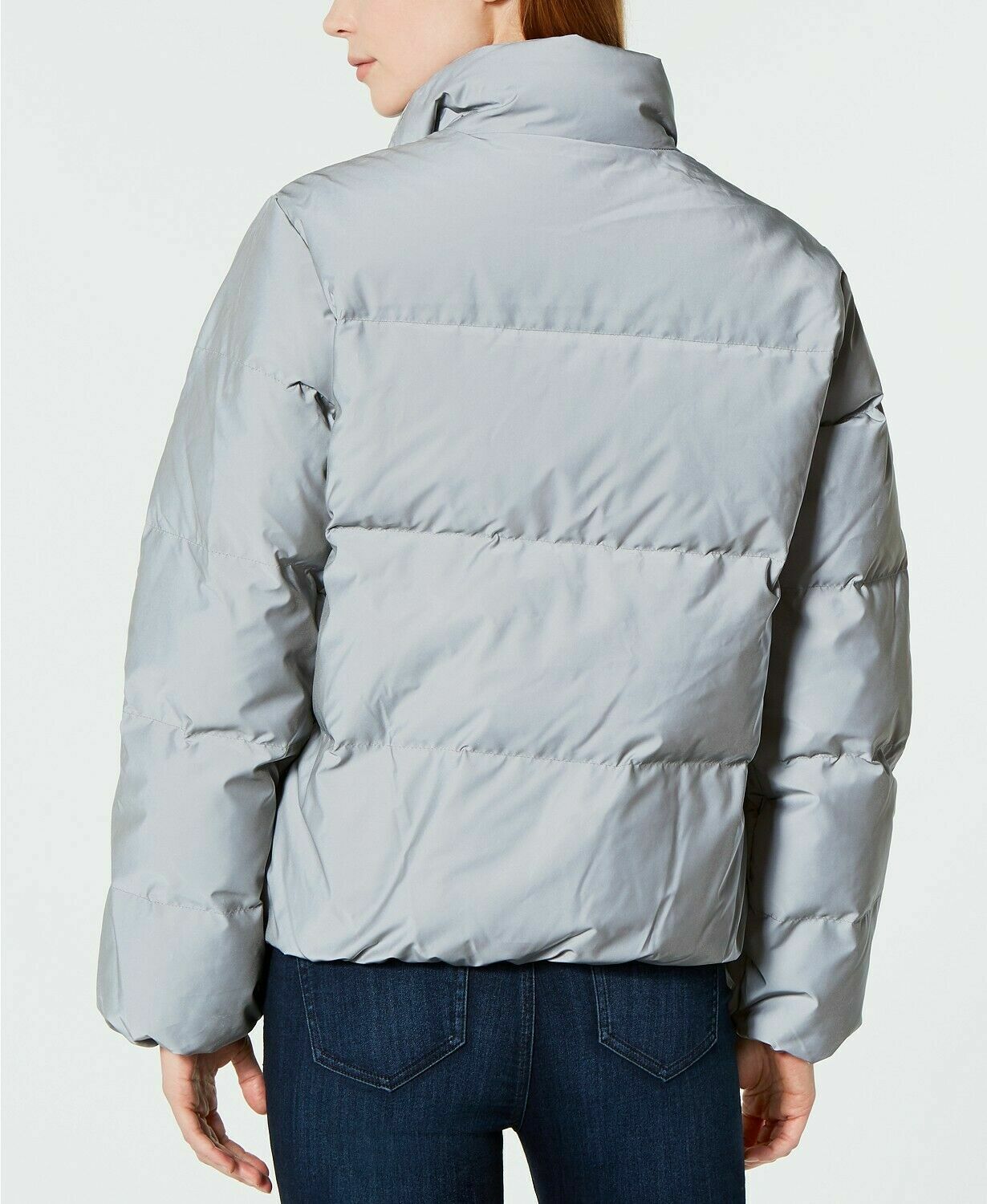 reflective puffer jacket calvin klein