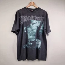 1996 Cradle of Filth Dusk and Her Embrace Black Unisex Tshirt Reprint S-5XL