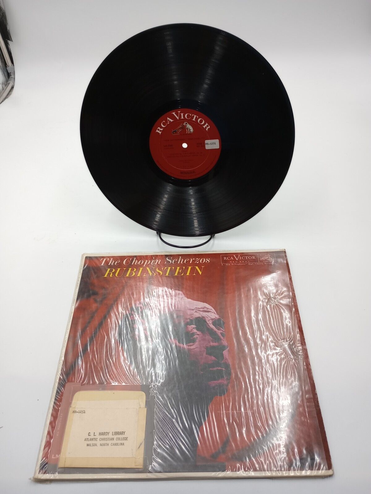 BOXDG34 Chopin* - Rubinstein* - The Chopin Scherzos LP, Mono RCA Victor Red Seal