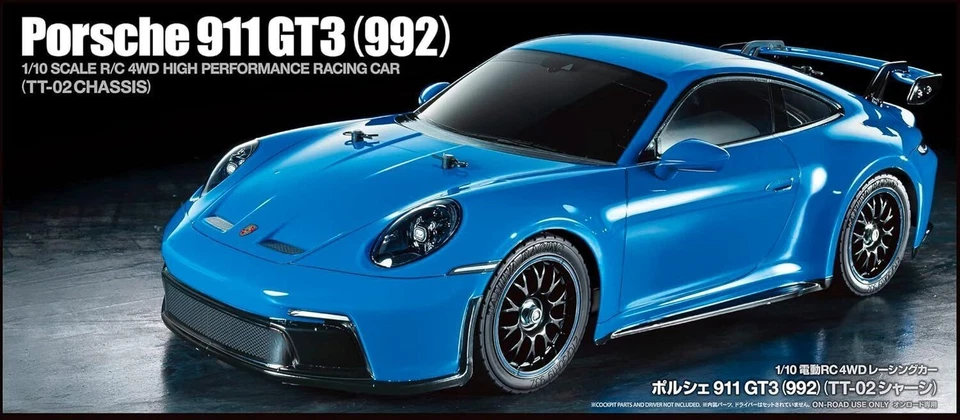 TAMIYA 1/10 RC Car XB No.237 Porsche 911 GT3 (992) Ready To Run RTR 57937　NEW - Image 3 of 3